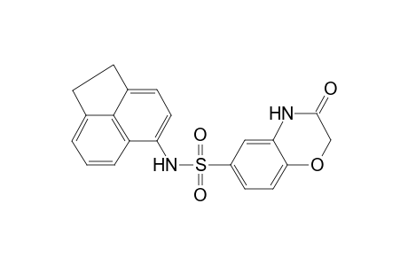 N-(1,2-dihydro-5-acenaphthylenyl)-3-oxo-3,4-dihydro-2H-1,4-benzoxazine-6-sulfonamide