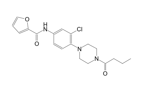 N-[4-(4-butyryl-1-piperazinyl)-3-chlorophenyl]-2-furamide