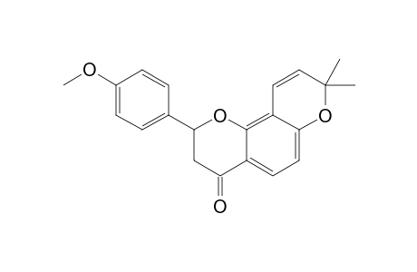 7,8-(2,2-DIMETHYLPYRANO)-4'-METHOXYFLAVANONE;DORSPOINSETTIFOLIN