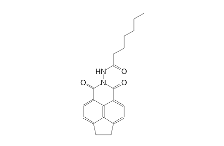 N-(1,3-dioxo-1,3,6,7-tetrahydro-2H-indeno[6,7,1-def]isoquinolin-2-yl)heptanamide