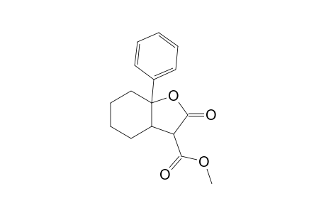 Methyl 1-phenyl-8-oxo-9-oxabicyclo[4.3.0]nonane-7-carboxylate