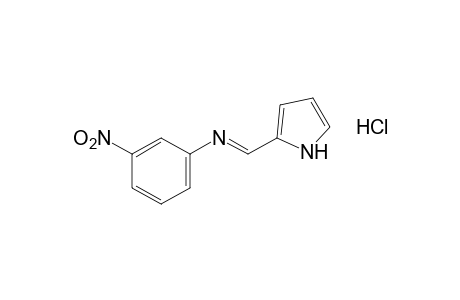 m-nitro-N-(2-pyrrylmethylene)aniline, hydrochloride