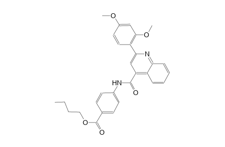 butyl 4-({[2-(2,4-dimethoxyphenyl)-4-quinolinyl]carbonyl}amino)benzoate