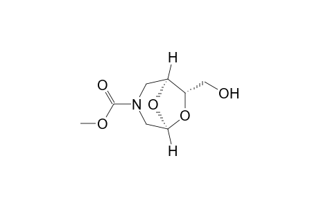 (1S,5S,7S)-7-Hydroxymethyl-6,8-dioxa-3-azabicyclo[3.2.1]octane-3-carboxylic acid methyl ester