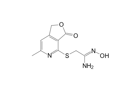 Acetamidine, N-hydroxy-2-(6-methyl-3-oxo-1,3-dihydrofuro[3,4-c]pyridin-4-ylsulfanyl)-