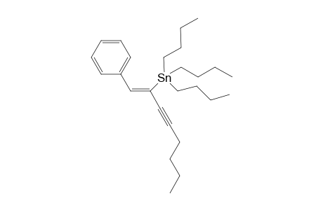 (Z)-1-Phenyl-2-tributylstannyl-4-butyl-1-buten-3-yne