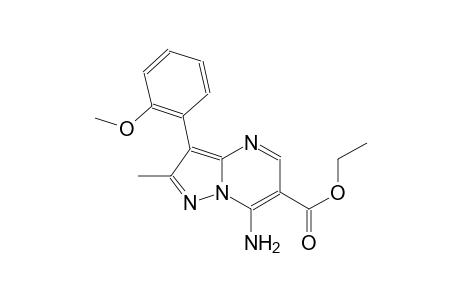 pyrazolo[1,5-a]pyrimidine-6-carboxylic acid, 7-amino-3-(2-methoxyphenyl)-2-methyl-, ethyl ester