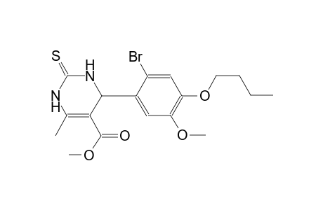methyl 4-(2-bromo-4-butoxy-5-methoxyphenyl)-6-methyl-2-thioxo-1,2,3,4-tetrahydro-5-pyrimidinecarboxylate