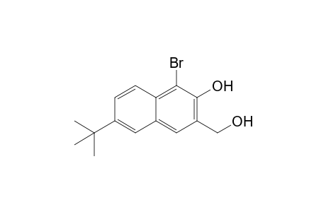 1-Bromanyl-6-tert-butyl-3-(hydroxymethyl)naphthalen-2-ol