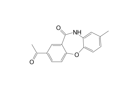 2-Acetyl-8-methyldibenzo[b,f][1,4]oxazepin-11(10H)-one