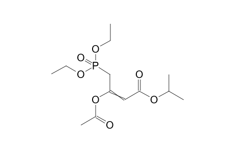 (EZ)-1-Methyl ethyl 3-acetoxy-4-(diethoxyphosphinyl )-2-butenoate