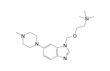 6-(4-Methylpiperazin-1-yl)-1-{[2-(trimethylsilyl)ethoxy]methyl}-1H-benzimidazole