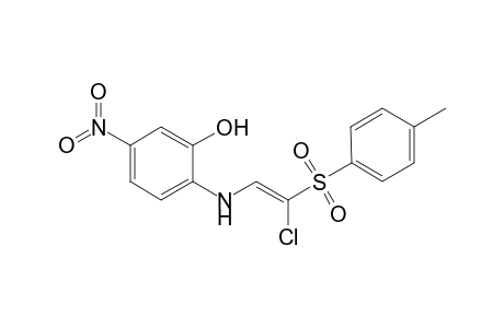 1-Chloro-2-[(2-hydroxy-4-nitrophenyl)amino]ethenyl-p-tolyl sulfone