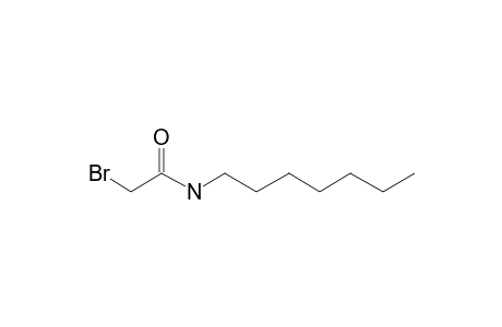 Bromacetamide, N-heptyl-