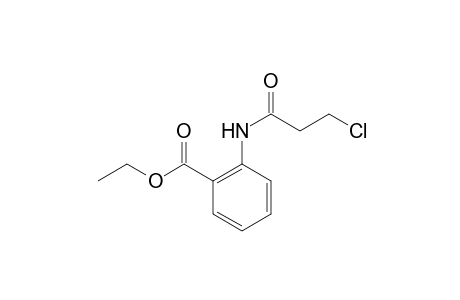 N-(3-chloropropionyl)anthranilic acid, ethyl ester