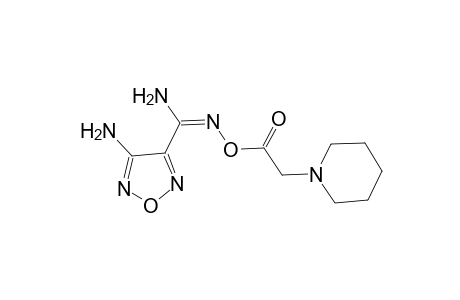 4-Amino-N'-[(1-piperidinylacetyl)oxy]-1,2,5-oxadiazole-3-carboximidamide