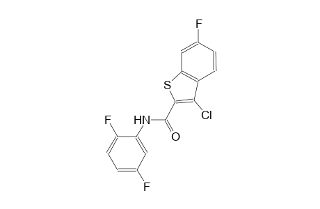 3-chloro-N-(2,5-difluorophenyl)-6-fluoro-1-benzothiophene-2-carboxamide