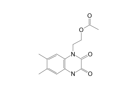 2,3-Dihydroquinoxalin-2,3-dione, 1-[2-acetoxyethyl]-6,7-dimethyl-