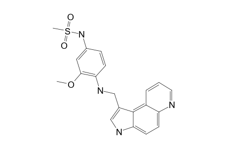N-[3-methoxy-4-(3H-pyrrolo[4,5-f]quinolin-1-ylmethylamino)phenyl]methanesulfonamide