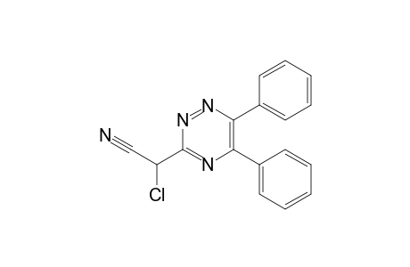 (5,6-Diphenyl-1,2,4-triazin-3-yl)chloroacetonitrile