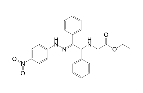 (E)-N-(2-Oxo-1,2-diphenylethyl)glycine ethyl ester p-nitrophenylhydrazone