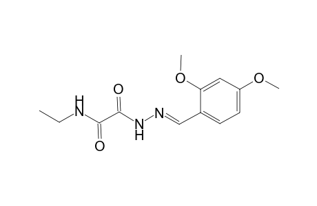 Acetamide, 2-(2,4-dimethoxybenzylidenehydrazino)-N-ethyl-2-oxo-