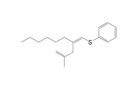 4-Methyl-2-hexyl-1-phenylthiopenta- 1(Z),4-diene