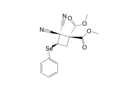 dimethyl (3R)-2,2-dicyano-3-phenylselanylcyclobutane-1,1-dicarboxylate