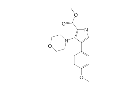 methyl 4-(4-methoxyphenyl)-3-morpholin-4-yl-1H-pyrrole-2-carboxylate