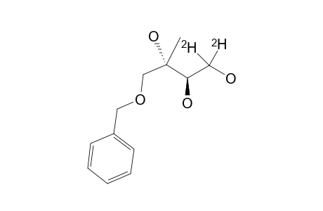 [4,4-(2)-H-(2)]-(2S,3R)-1-BENZYLOXY-2-C-METHYLERYTHRITOL