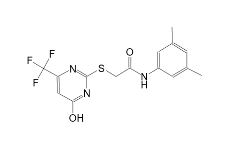 N-(3,5-dimethylphenyl)-2-{[4-hydroxy-6-(trifluoromethyl)-2-pyrimidinyl]sulfanyl}acetamide
