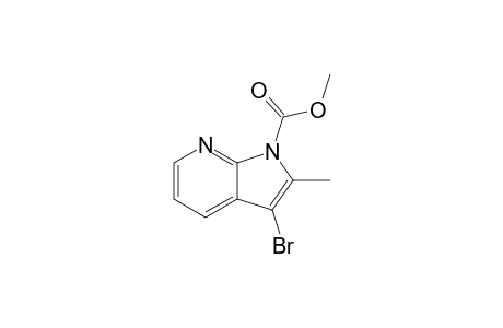 3-bromo-2-methyl-1-pyrrolo[2,3-b]pyridinecarboxylic acid methyl ester