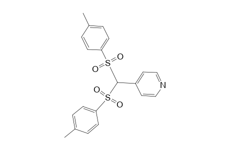 4-[bis(4-methylphenylsulfonyl)methyl]pyridine