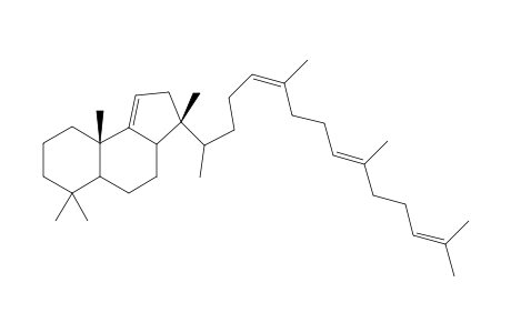 13-[1',5',9',13'-tetraamethyltetradeca-4',8',12-trienyl]-4,4,10,13-tetramethyl(perhydro)naphthaleno[8,9-a]cyclopent-9-ene