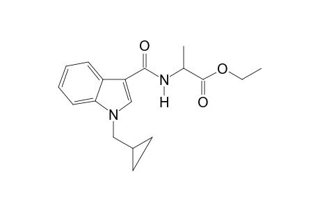 Ethyl 2-([(1-cyclopropylmethyl-1H-indol-3-yl)carbonyl]amino)propanoate