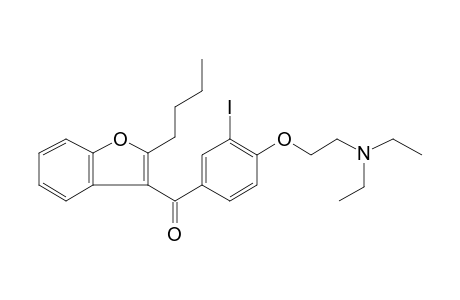(2-Butyl-1-benzofuran-3-yl)(4-[2-(diethylamino)ethoxy]-3-iodophenyl)methanone