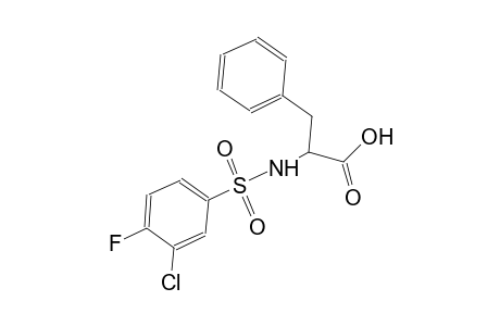 N-[(3-chloro-4-fluorophenyl)sulfonyl]phenylalanine