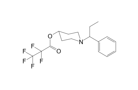 1-(1-Phenylpropyl)piperidin-4-yl pentafluoro propanoate
