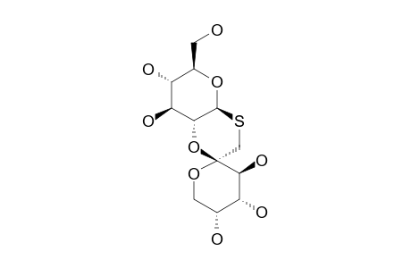 1-S-BETA-D-GLUCOPYRANOSYL-1-THIO-BETA-D-FRUCTOFURANOSIDE-1,1':2,2'-DIANHYDRIDE