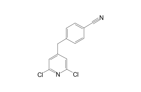 4-((2,6-dichloropyridin-4-yl)methyl)benzonitrile