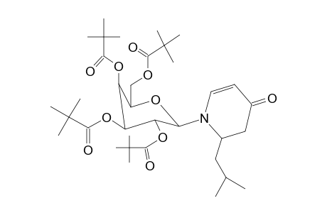 2,2-dimethylpropionic acid [2-(2-isobutyl-4-keto-2,3-dihydropyridin-1-yl)-4,5-dipivaloyloxy-6-(pivaloyloxymethyl)tetrahydropyran-3-yl] ester