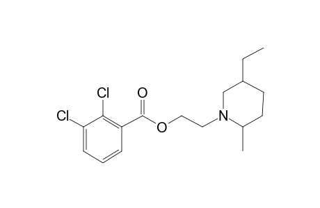 2-(5-Ethyl-2-methyl-1-piperidinyl)ethyl 2,3-dichlorobenzoate