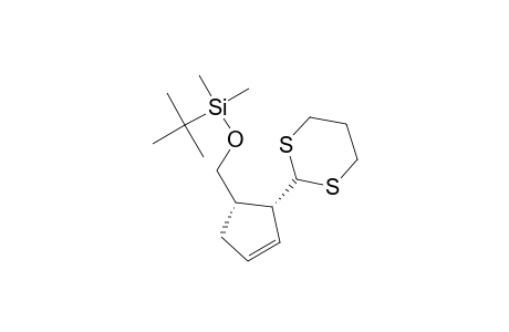 Silane, (1,1-dimethylethyl)[[2-(1,3-dithian-2-yl)-3-cyclopenten-1-yl]methoxy]dimethyl-, (1S-trans)-