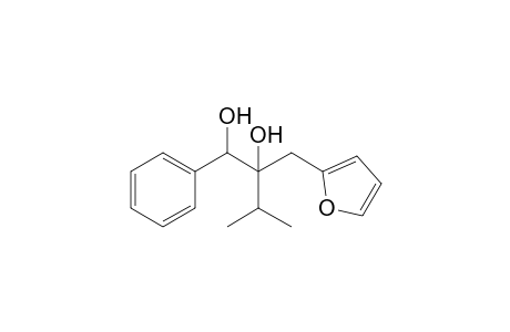 2-(Furan-2'-ylmethyl)-3-methyl-1-phenylbutane-1,2-diol