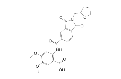 benzoic acid, 2-[[[2,3-dihydro-1,3-dioxo-2-[(tetrahydro-2-furanyl)methyl]-1H-isoindol-5-yl]carbonyl]amino]-4,5-dimethoxy-