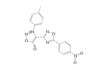 3-(p-Methylphenyl)-4-[5-(p-nitrophenyl)-.delta.(2)-1,2,4-oxadiazol-3-yl]sydnone