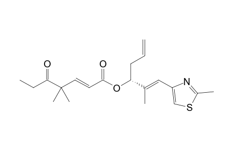 (R)-2-Methyl-1-(2-methylazathiole-5-yl)hexa-1,5-dien-3-yl 4,4-Dimethyl-5-oxohept-2-enoate