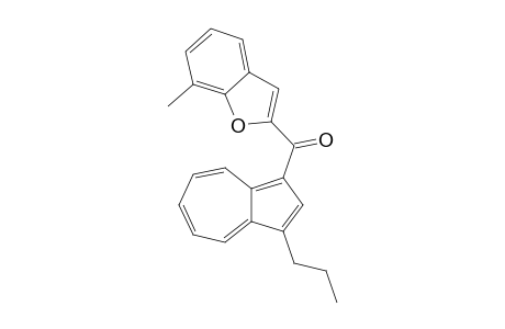 (7-methyl-1-benzofuran-2-yl)-(3-propylazulen-1-yl)methanone