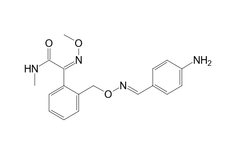 2-Methoxyimino-2-{2-[(4-aminobenzylidene)aminooxymethyl]phenyl}-N-methylacetamide