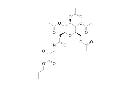 ALLYL-2-(2S)-HYDROXY-3-[3-(2,3,4,6-TETRA-O-ACETYL-BETA-D-GLUCOPYRANOSYL)-UREIDO]-PROPANOATE